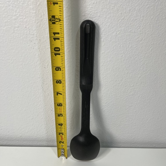 The Pampered Chef Slotted Spatula Black Nylon Spoon Utensil Set 13" USA - Picture 14 of 16